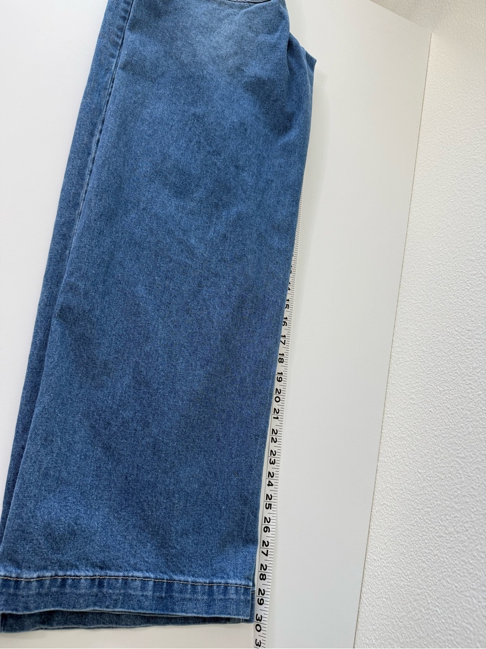 UNIONBAY Soleil Tie-Waist High Rise Wide Leg Denim Jeans Size 9/29W Medium Wash - Picture 14 of 15